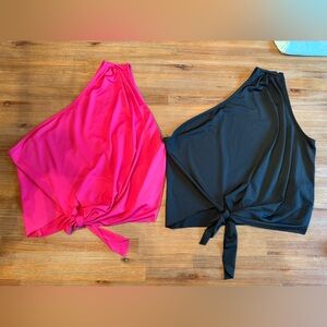 SHEIN one shoulder tank bundle